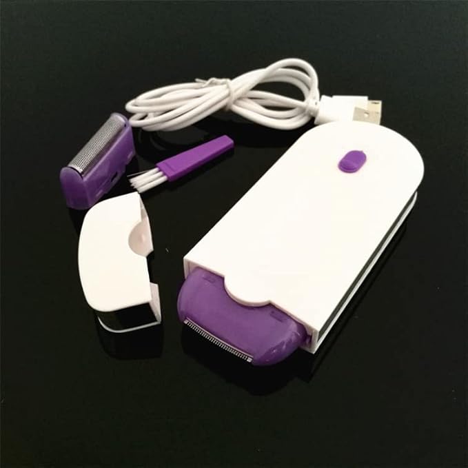 Rechargeable Hair Removal Razor Sensor (Purple)