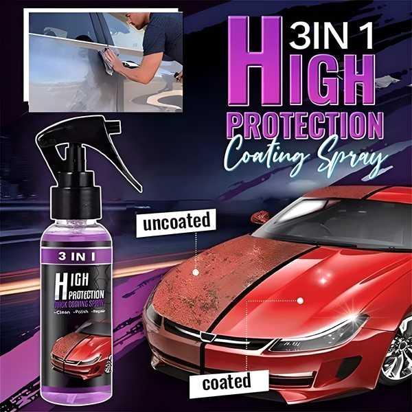 Hydrophobic Polish Nano Coating Agent Car Scratch Spray (Pack of 2)