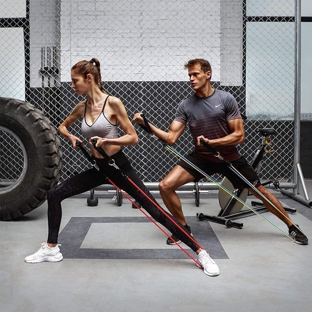 Exercise Gym Resistance Bands Kit for Men Women